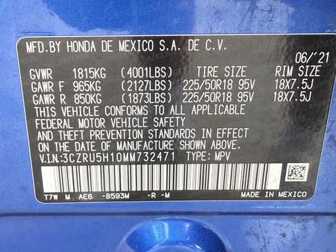 Used 2021 Honda HR-V Sport image 33