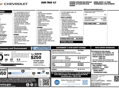 Used 2026 Chevrolet Trax LT FWD image 5