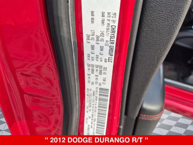 Used 2012 Dodge Durango R/T w/ Leather Interior Group AWD/4WD image 39