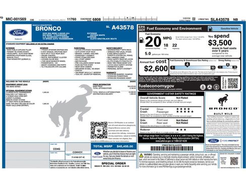 Used 2025 Ford Bronco Big Bend AWD/4WD image 2