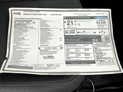 New 2026 Jeep Wrangler Unlimited Sport AWD/4WD image 12