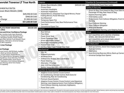Certified 2022 Chevrolet Traverse LT AWD/4WD image 2