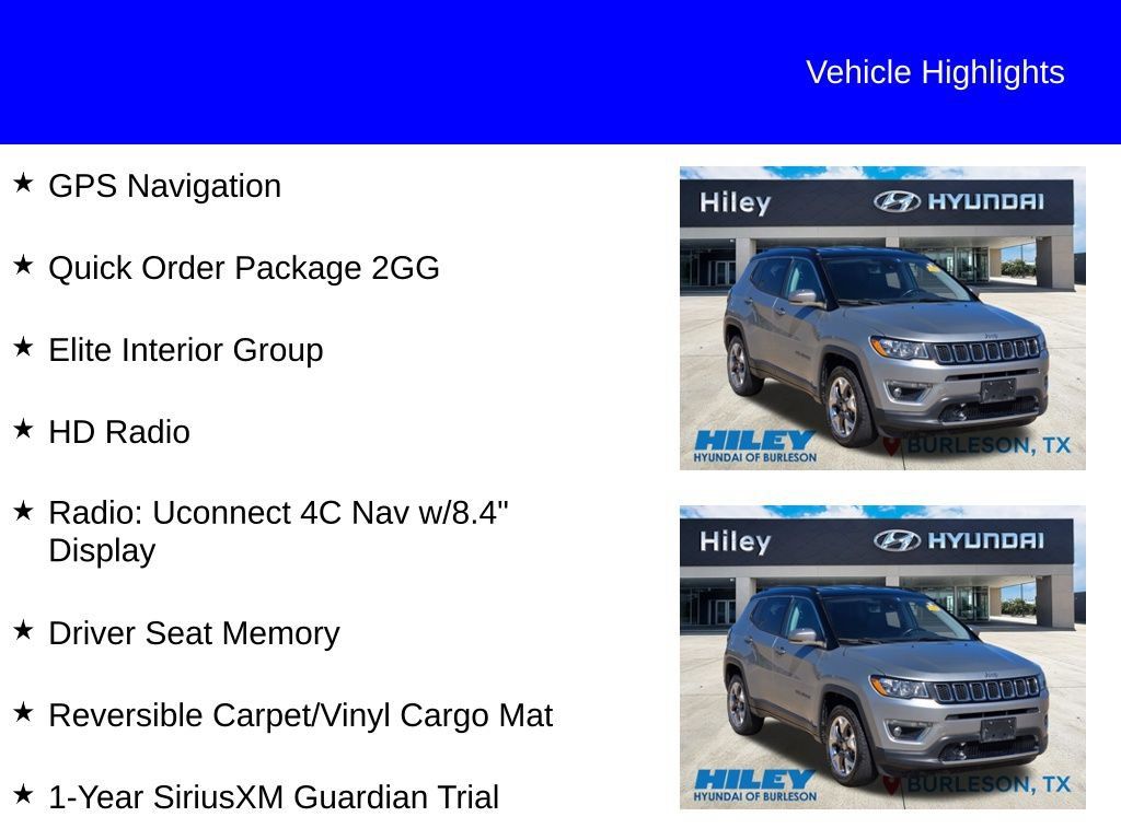 Used 2021 Jeep Compass Limited w/ Elite Interior Group AWD/4WD image 10