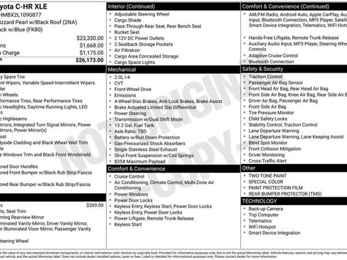 Used 2020 Toyota C-HR XLE image 2