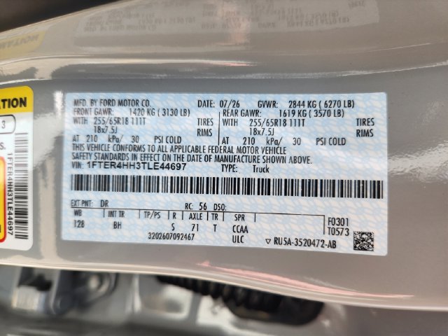 New 2026 Ford Ranger XLT w/ Black Appearance Package AWD/4WD image 19