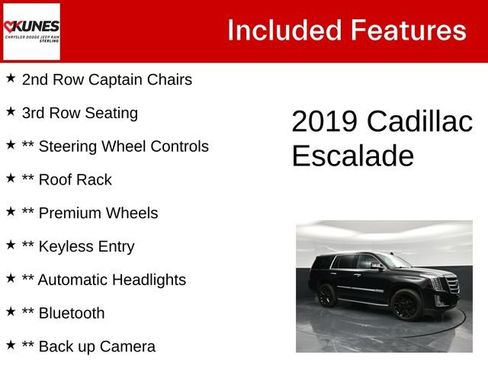 Used 2019 Cadillac Escalade Luxury AWD/4WD image 5