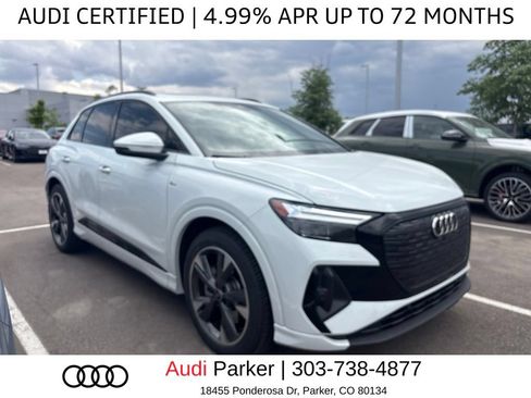 Used 2024 Audi Q4 e-tron Premium w/ Convenience Package AWD/4WD image 2