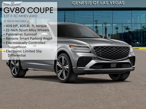 New 2026 Genesis GV80 3.5T e-SC AWD/4WD image 3