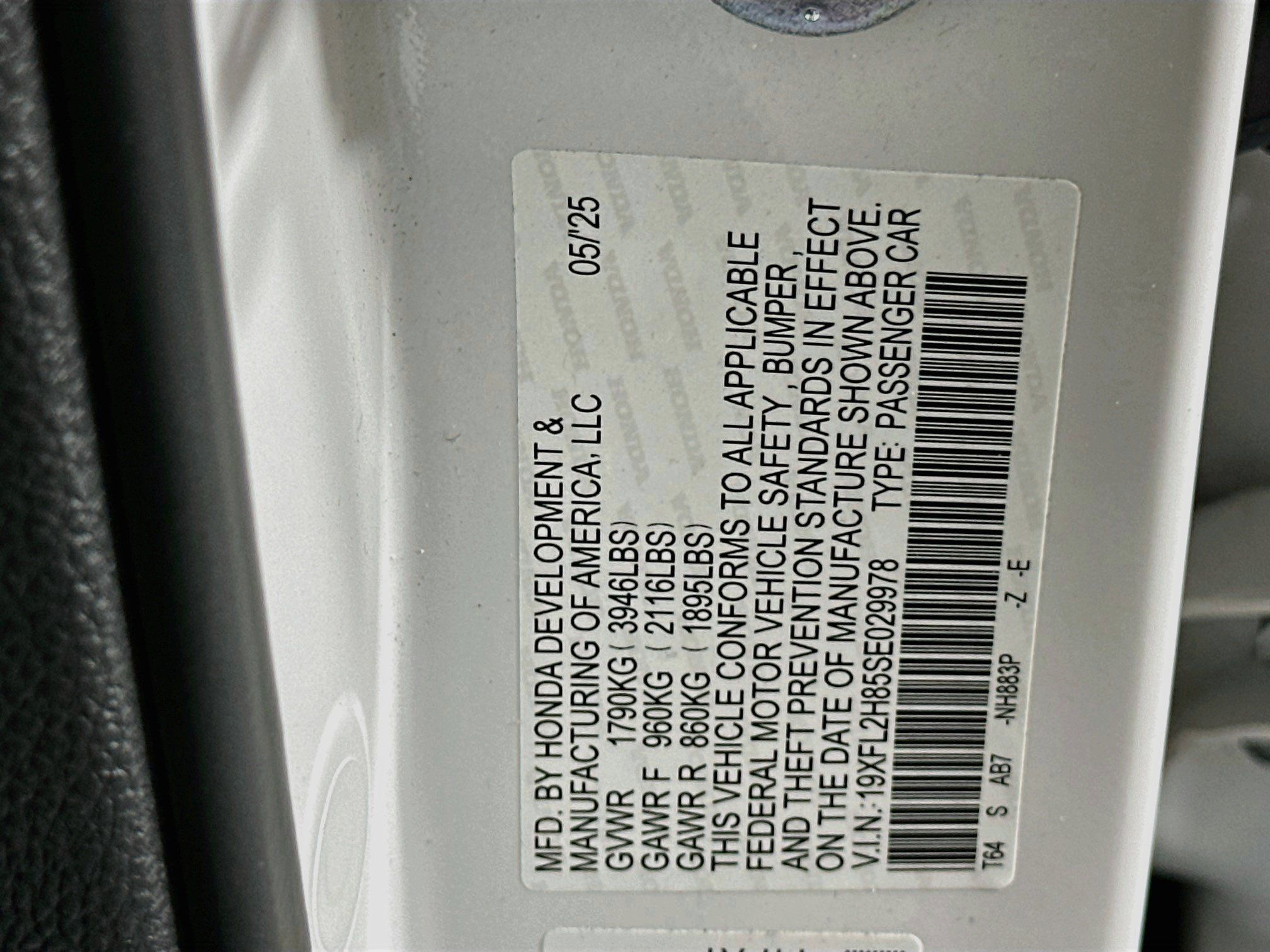 Used 2025 Honda Civic Sport image 12