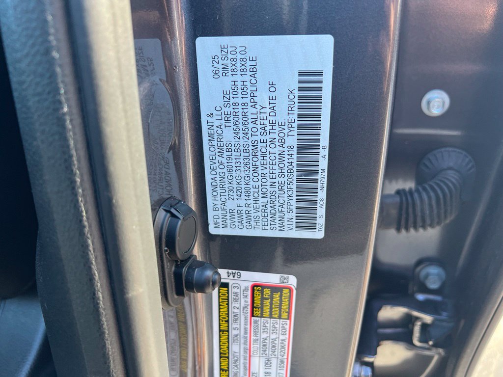 Used 2025 Honda Ridgeline RTL image 15