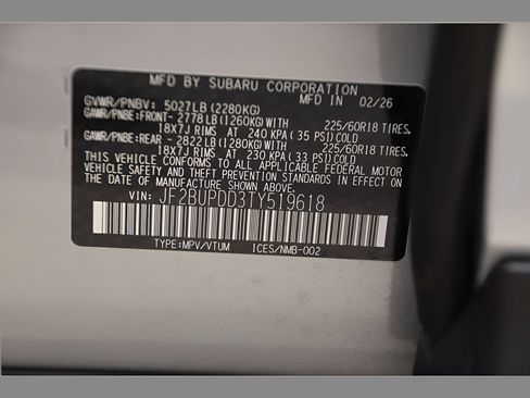 New 2026 Subaru Outback Limited AWD/4WD image 27