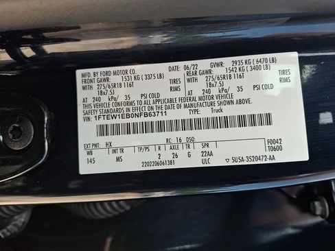 Used 2022 Ford F150 XLT w/ Equipment Group 302A High AWD/4WD image 27