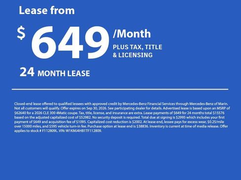 Used 2026 Mercedes-Benz CLE 300 4MATIC Coupe image 2