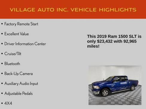 Used 2019 RAM 1500 Classic SLT w/ Luxury Group AWD/4WD image 14