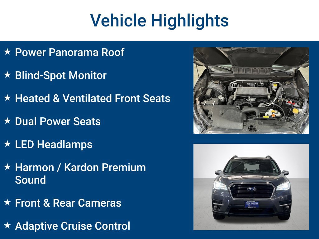 Used 2021 Subaru Ascent Touring w/ Popular Package #2A AWD/4WD image 3