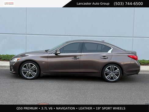 Used 2014 INFINITI Q50 Premium w/ Navigation Package RWD image 3