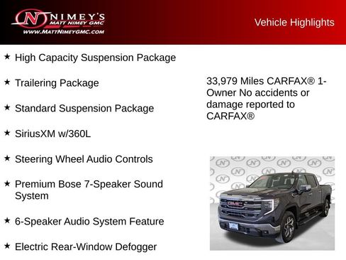 Used 2023 GMC Sierra 1500 SLT w/ SLT Convenience Package AWD/4WD image 11
