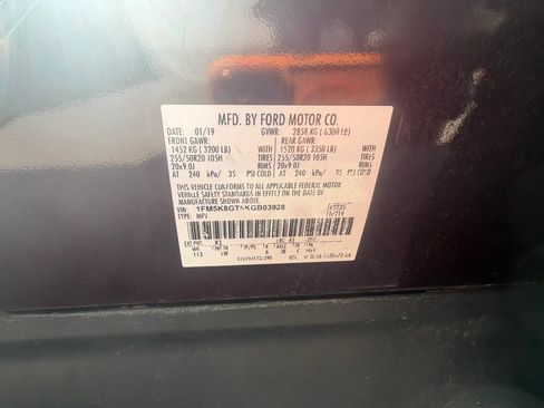 Used 2019 Ford Explorer Sport AWD/4WD image 37