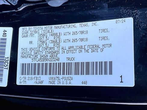 Used 2024 Toyota Tundra SR5 AWD/4WD image 34