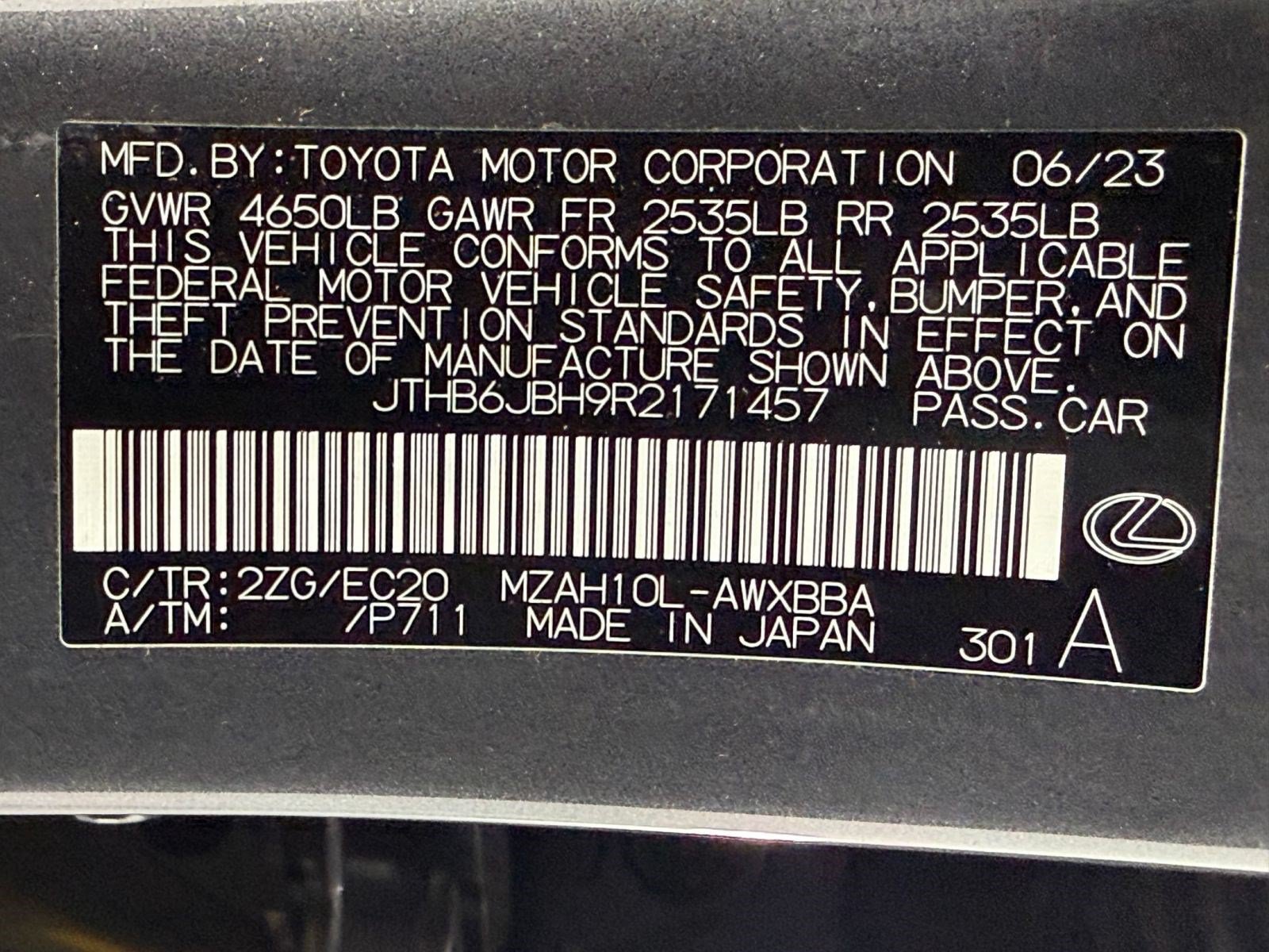 Used 2024 Lexus UX 250h F Sport FWD image 24
