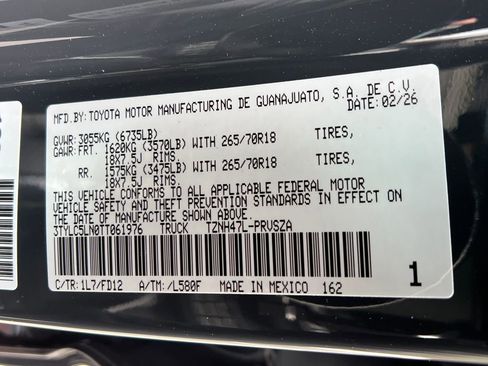 New 2026 Toyota Tacoma TRD Off-Road AWD/4WD image 26