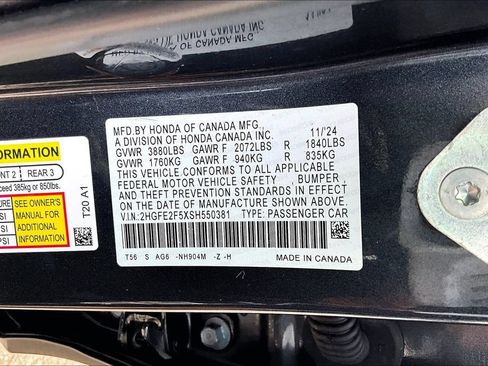 Used 2025 Honda Civic Sport image 16