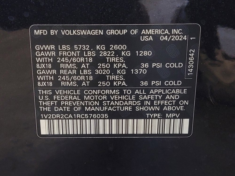 Used 2024 Volkswagen Atlas SE FWD image 33