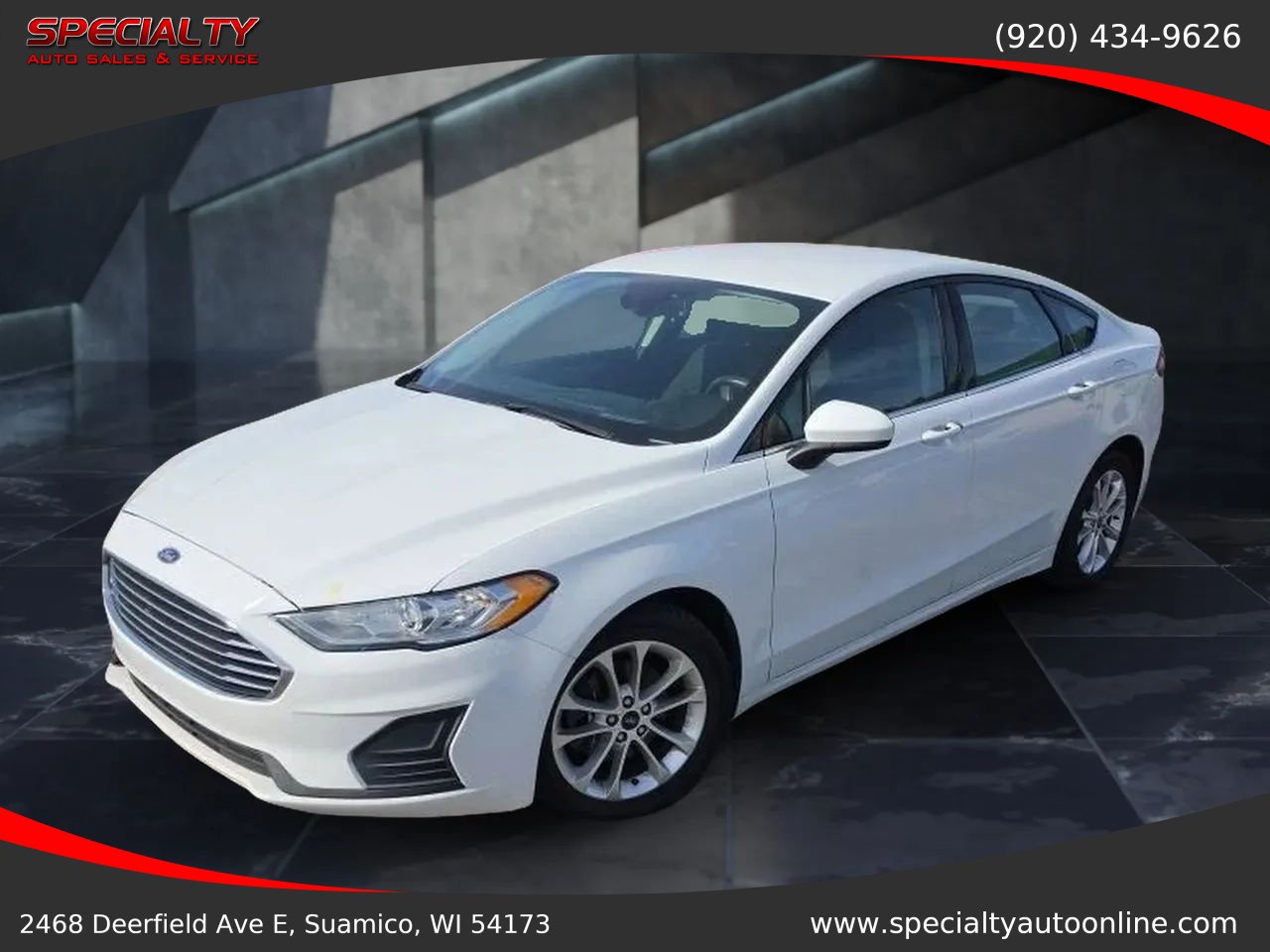 Used 2020 Ford Fusion SE FWD image 1