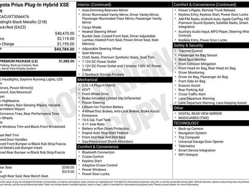 New 2026 Toyota Prius Plug-In Hybrid w/ Limited Premium Package FWD image 7