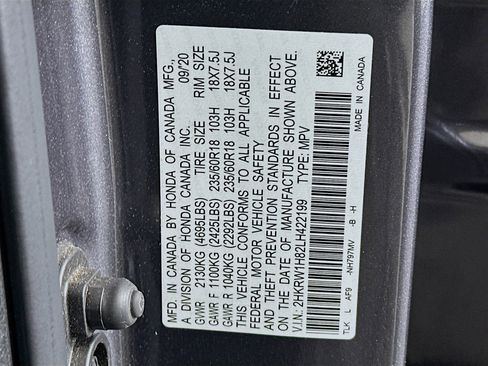 Used 2020 Honda CR-V EX-L image 12