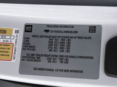 Used 2021 Cadillac Escalade Sport Platinum w/ LPO, Floor Liner Package image 80