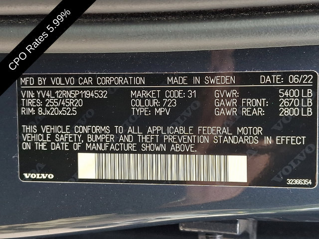 Certified 2023 Volvo XC60 B5 Plus AWD/4WD image 30