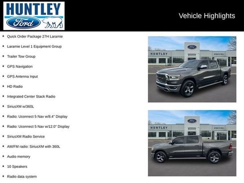 Used 2023 RAM 1500 Laramie AWD/4WD image 2