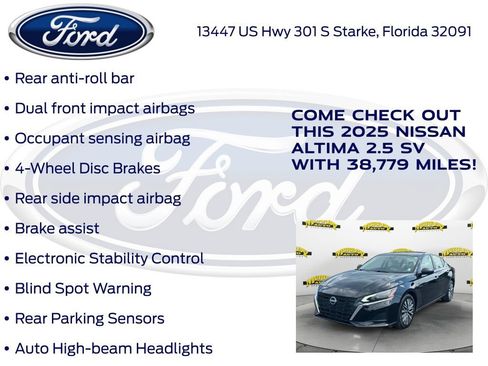 Used 2025 Nissan Altima 2.5 SV FWD image 27