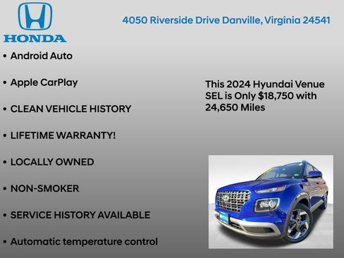 Used 2024 Hyundai Venue SEL image 12
