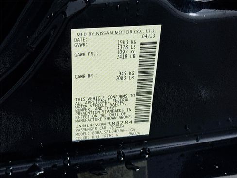 Certified 2023 Nissan Altima 2.5 SR w/ SR Premium Package FWD image 32
