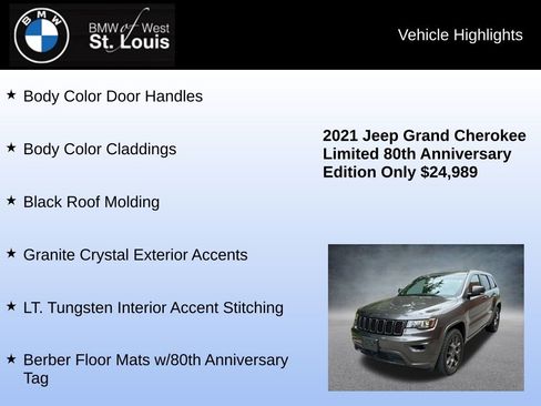 Used 2021 Jeep Grand Cherokee Limited w/ Quick Order Package 28K 80th image 30