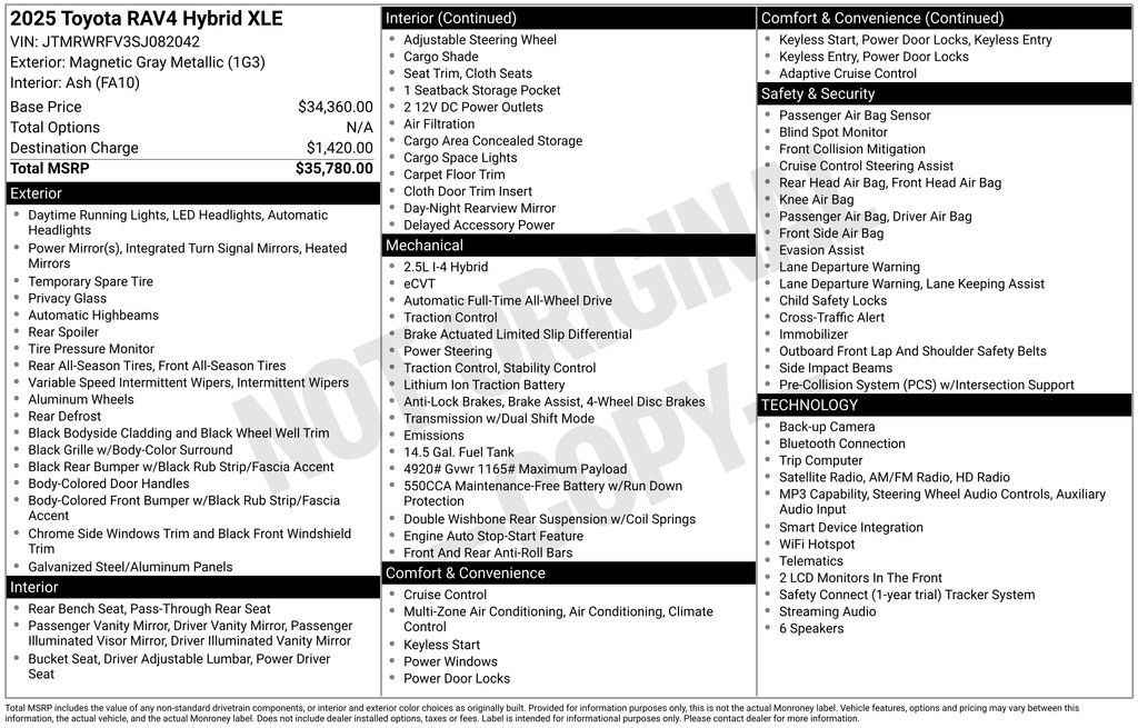 Certified 2025 Toyota RAV4 XLE AWD/4WD image 2