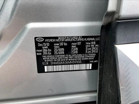 Used 2021 Hyundai Santa Fe SEL w/ Convenience Package FWD image 3