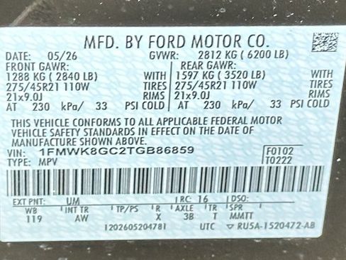 New 2026 Ford Explorer ST w/ Sun And Sound Package AWD/4WD image 46