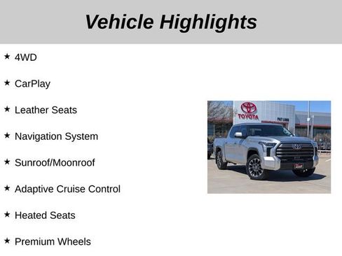 Used 2023 Toyota Tundra Limited AWD/4WD image 5