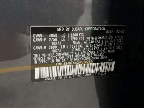 Used 2023 Subaru Outback Limited image 20