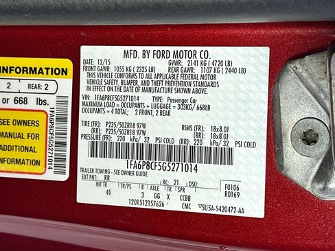 Used 2016 Ford Mustang GT Premium w/ Equipment Group 401A RWD image 35