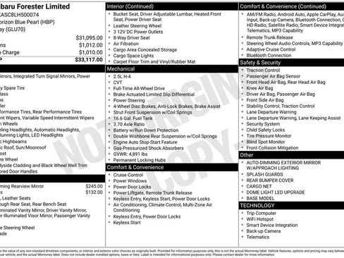 Used 2020 Subaru Forester Limited image 12