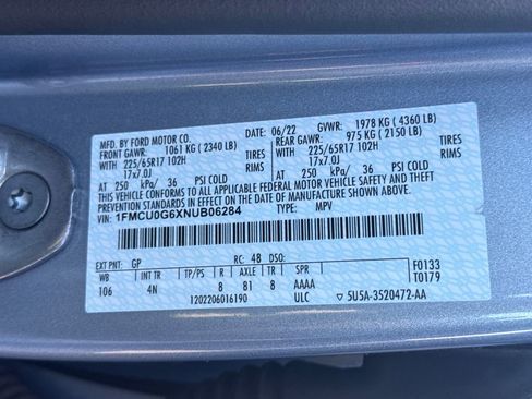 Used 2022 Ford Escape SE w/ Convenience Package image 28