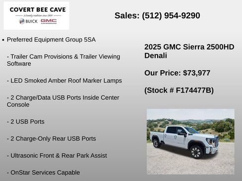 Used 2025 GMC Sierra 2500 Denali w/ Denali Reserve Package AWD/4WD image 24