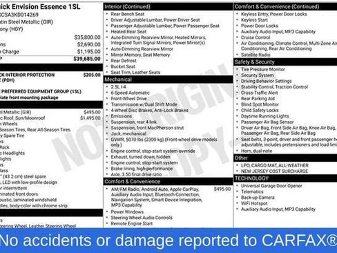 Used 2019 Buick Envision Essence image 2
