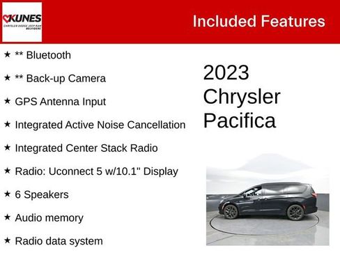 Used 2023 Chrysler Pacifica Touring-L w/ S Appearance Package image 3