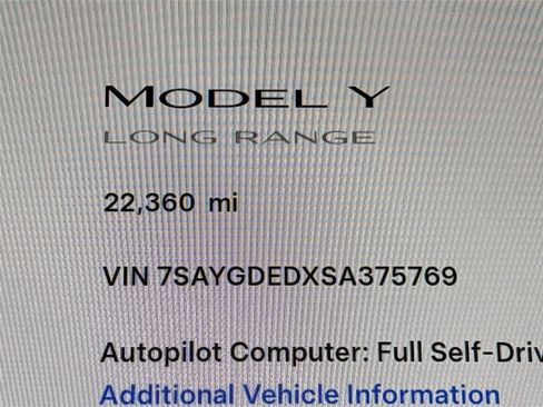 Used 2025 Tesla Model Y Long Range RWD image 12