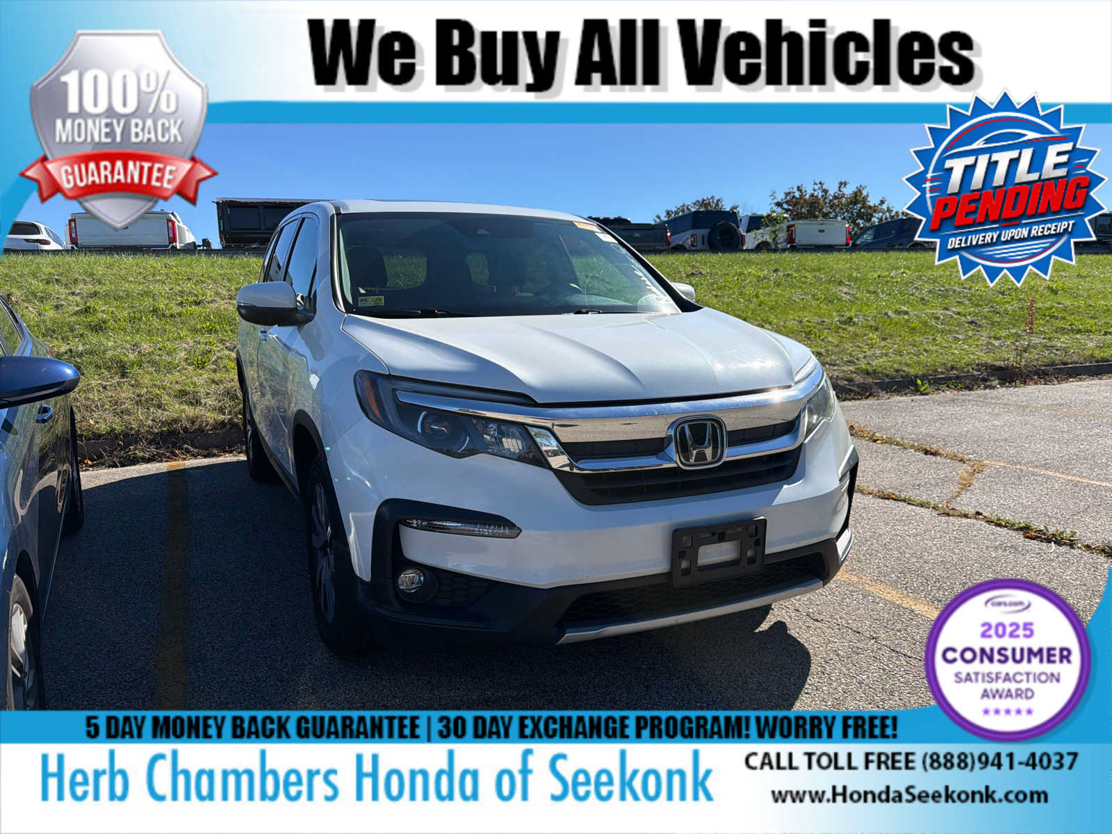 Used 2021 Honda Pilot EX-L image 1